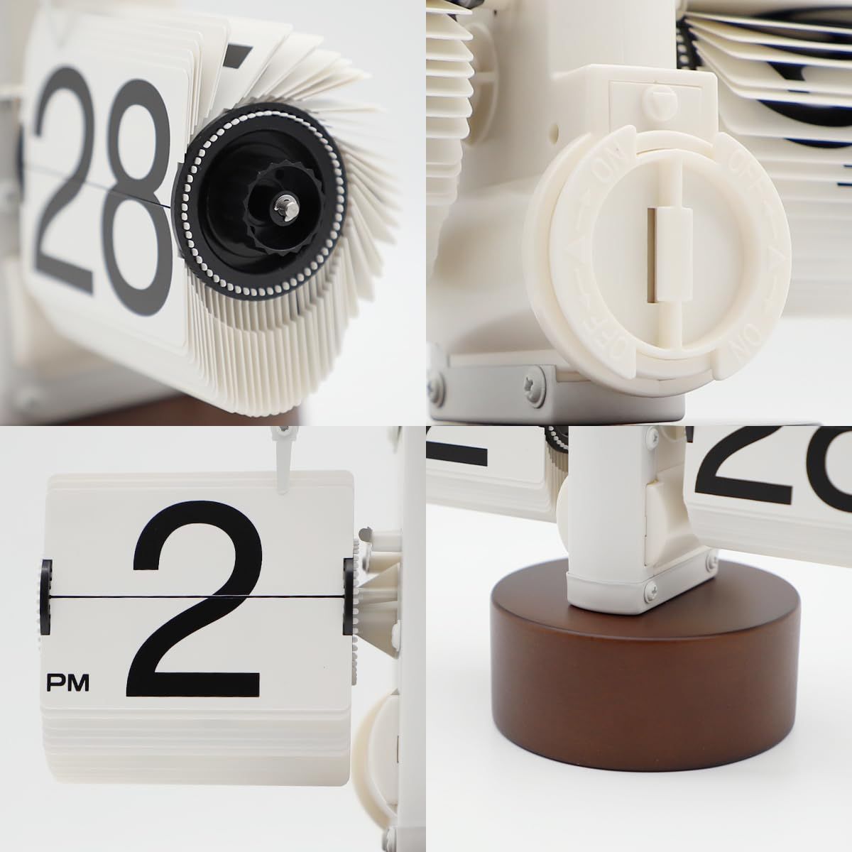 木製 パタパタ時計