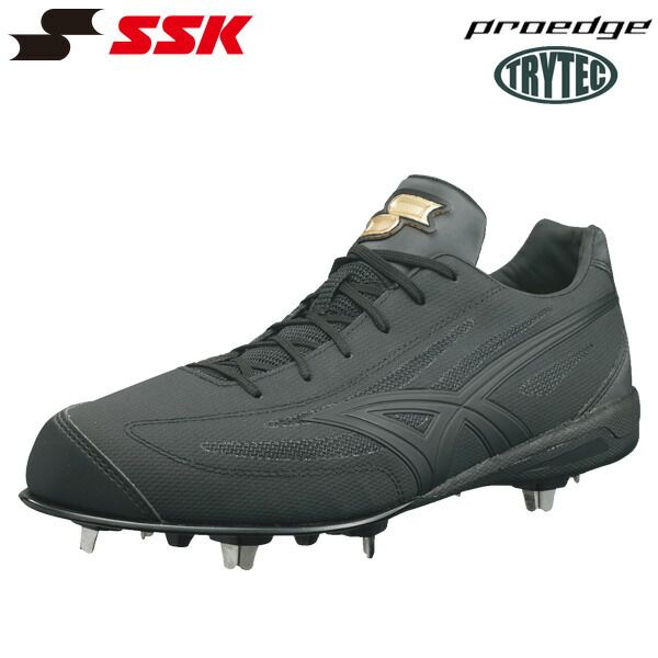 金具スパイク  野球  SSK  エスエスケイ  proedge  プロエッジ  TT-L  トライテックソール  Y金具採用  ブラック/ブラック  ESF3009