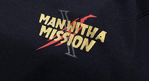 MAN WITH A MISSION（マンウィズアミッション 祝10周年爆誕祭限定ロゴ ブラックパーカー L - メルカリ