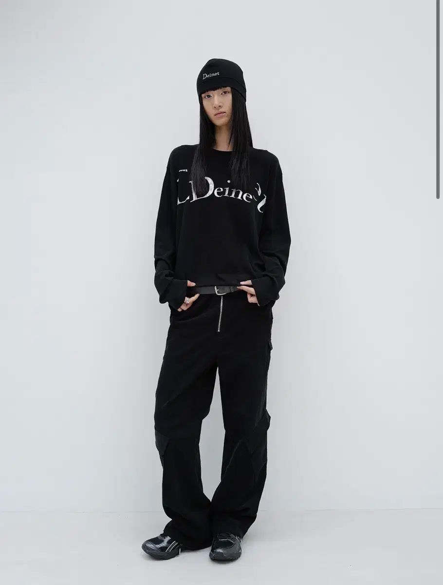 ダイニット コーデュロイ カーゴ パンツ ブラック M