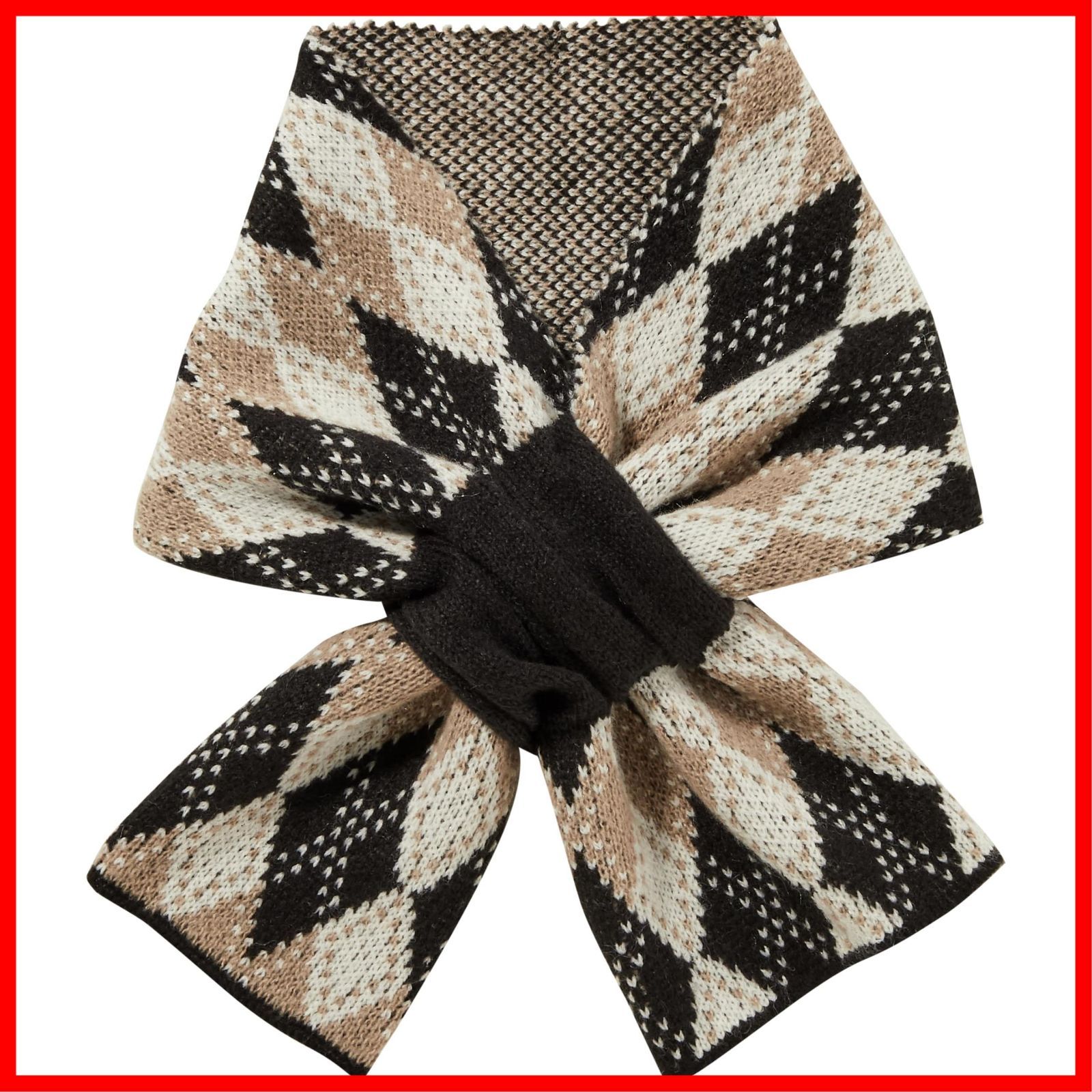 数量 通すだけ レディース 柔らかい マフラー 防寒 コンパクトリブ ムーンバット ニット ネックウォーマー 24 302 76167 ミックスファクトリー 76164