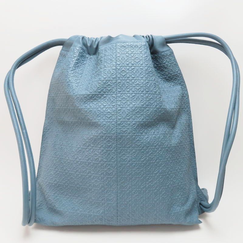 M04-k071 LOEWE ロエベ ヤゴ アナグラム カーフレザ― 巾着 M04-k071 LOEWE ロエベ ヤゴ アナグラム カーフレザ― 巾着