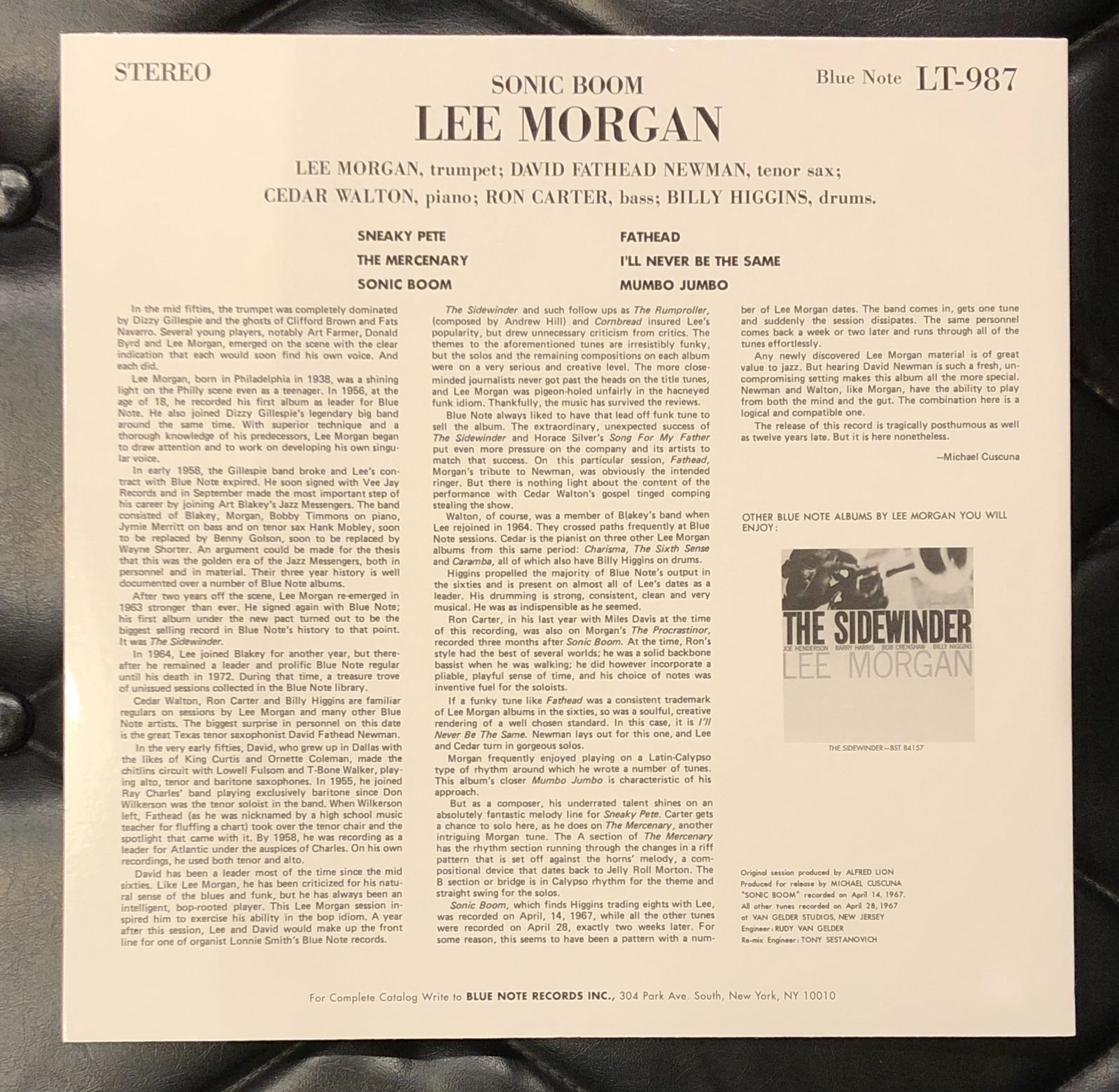 リー・モーガンレコードUSオリジナル リーモーガン 超希少 UA US盤 ジャズ レコード Blue Note LP JAZZ リー