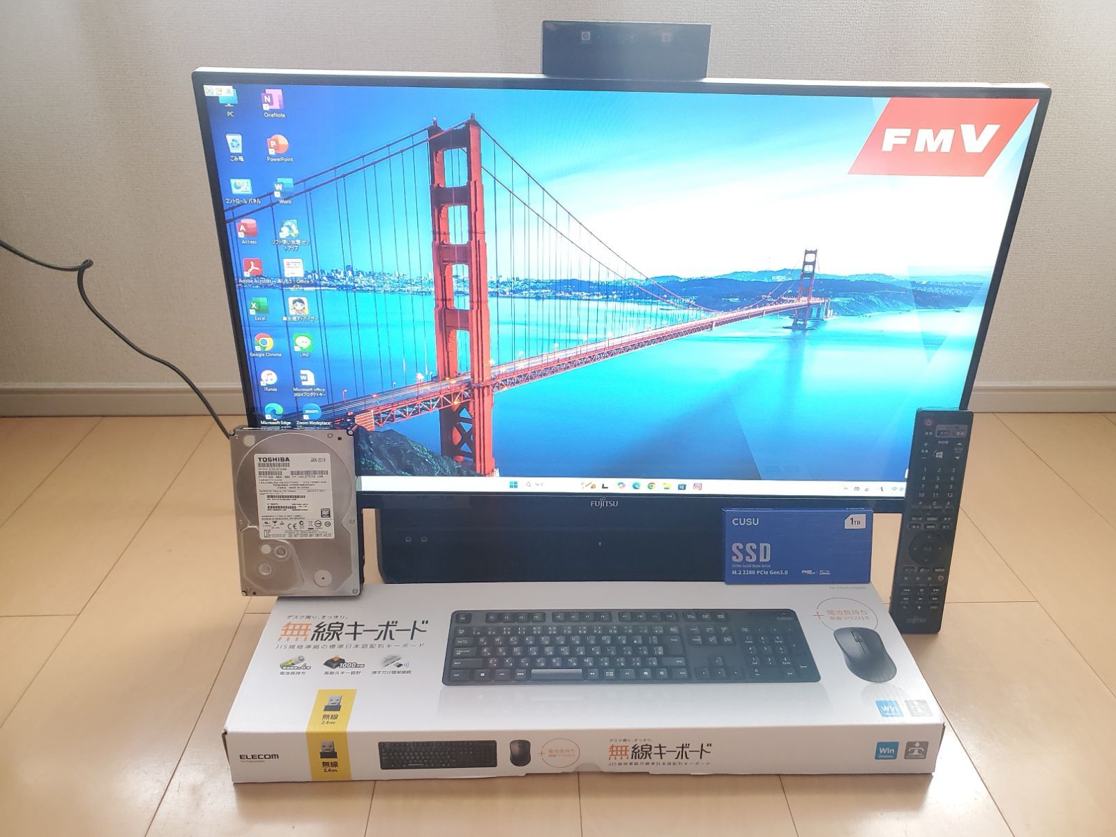 富士通 FH90/A3 Corei7 SSD1TB 32GB Office2024 - メルカリ