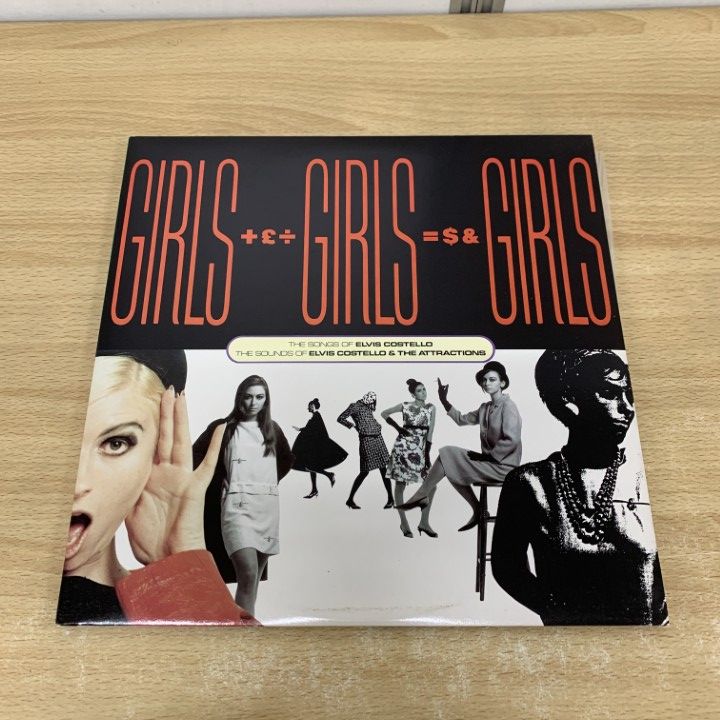 貴重！エルヴィス・コステロ　プロモCD シングル △01)【同梱不可】Elvis Costello/Girls+￡÷Girls=$&Girls