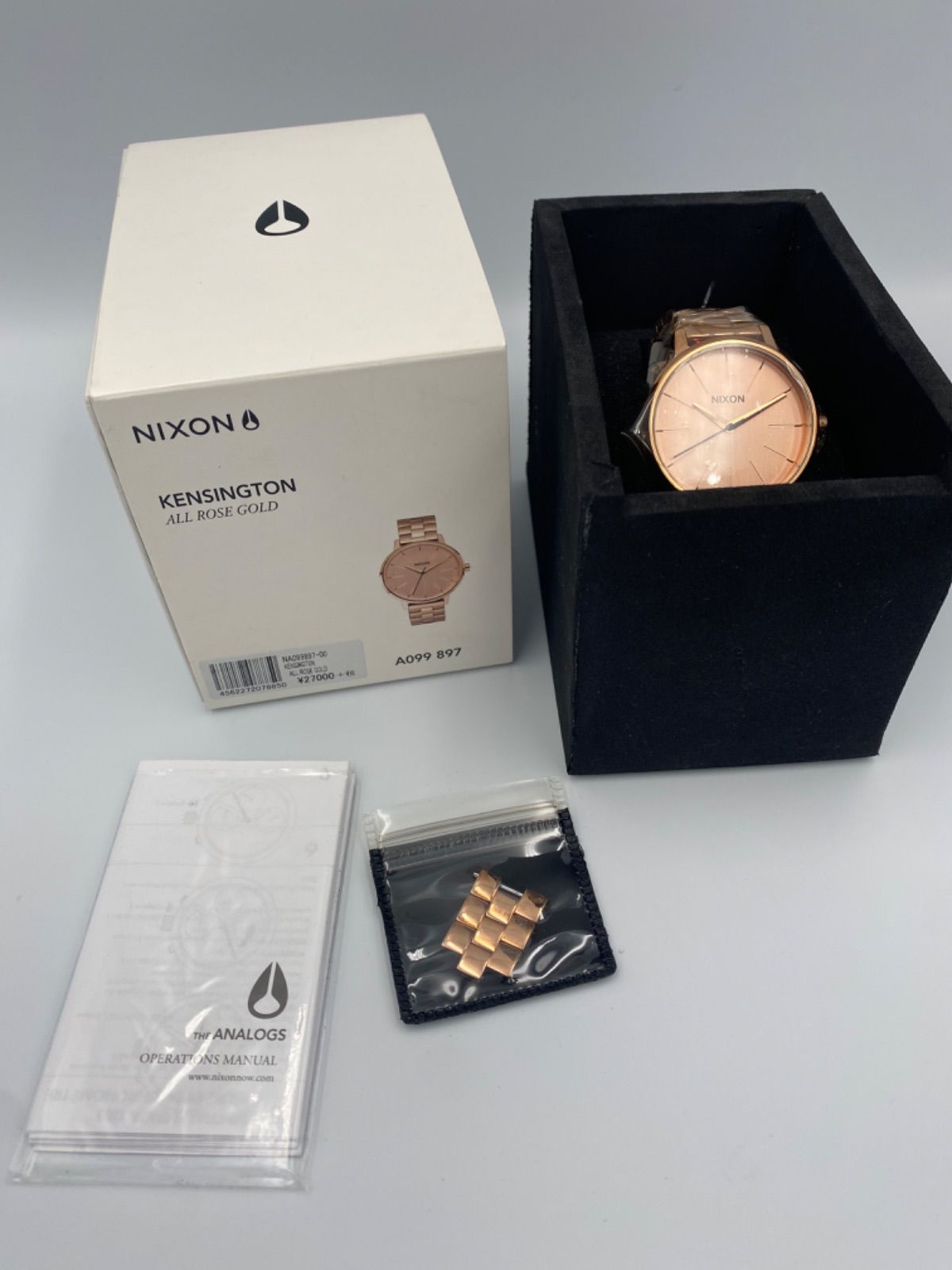 未使用品・新品】NIXON ニクソン 腕時計 - ゴールド レディース 