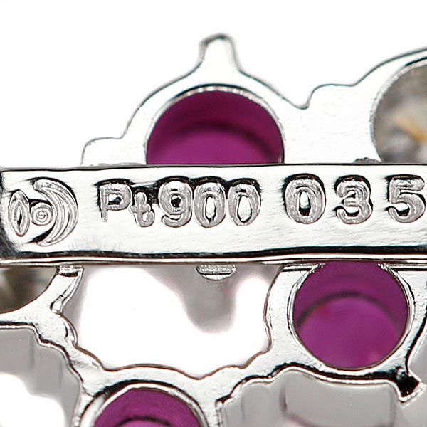 タサキ 田崎真珠 ルビー ネックレス ダイヤモンド Pt900 Pt850 タサキ 田崎真珠 ルビー ネックレス ダイヤモンド Pt900 Pt850