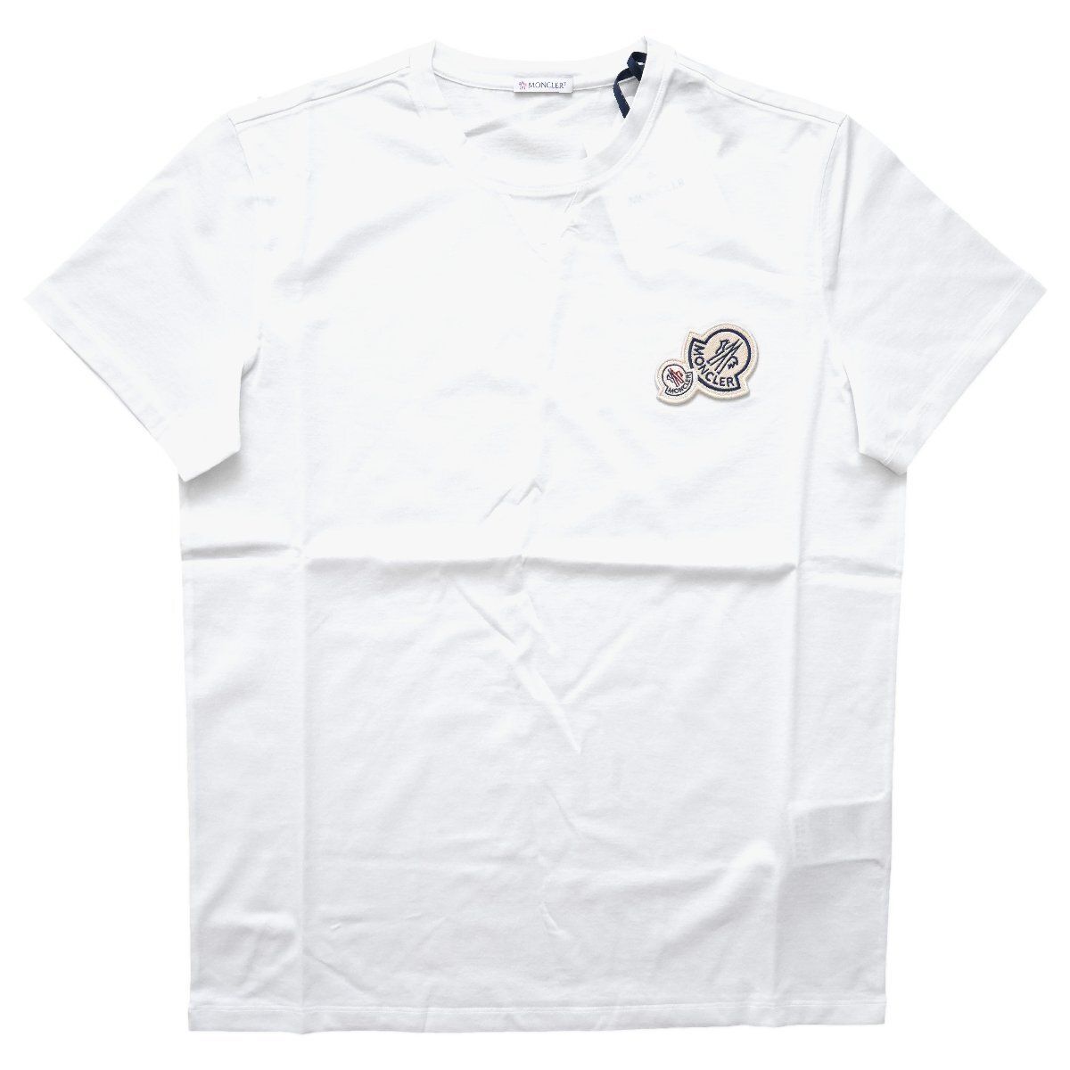 2025◇ MONCLER ◇モンクレール ◇ダブルワッペンロゴ 半袖 Tシャツ 
