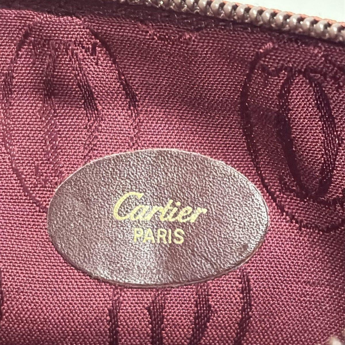 【美品】Cartier カルティエ マストライン ポーチ ゴールドチェーン brand-bills_k072097ca