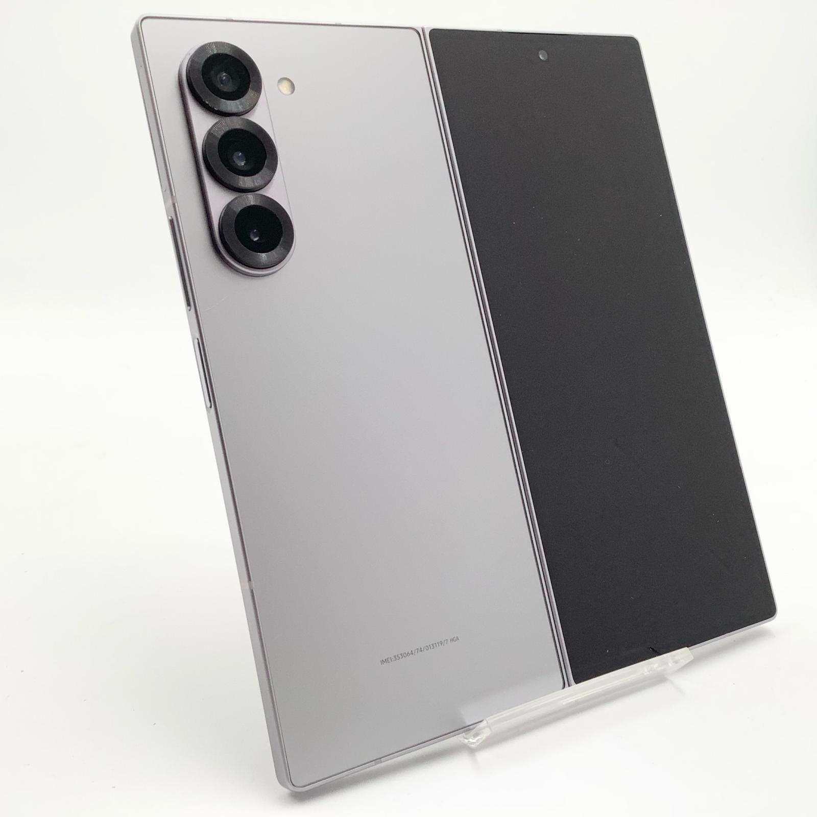 【全額返金保証】【最速発送】SAMSUNG Galaxy Z Fold6 256GB シルバーシャドウ docomo SC-55E 動作確認済