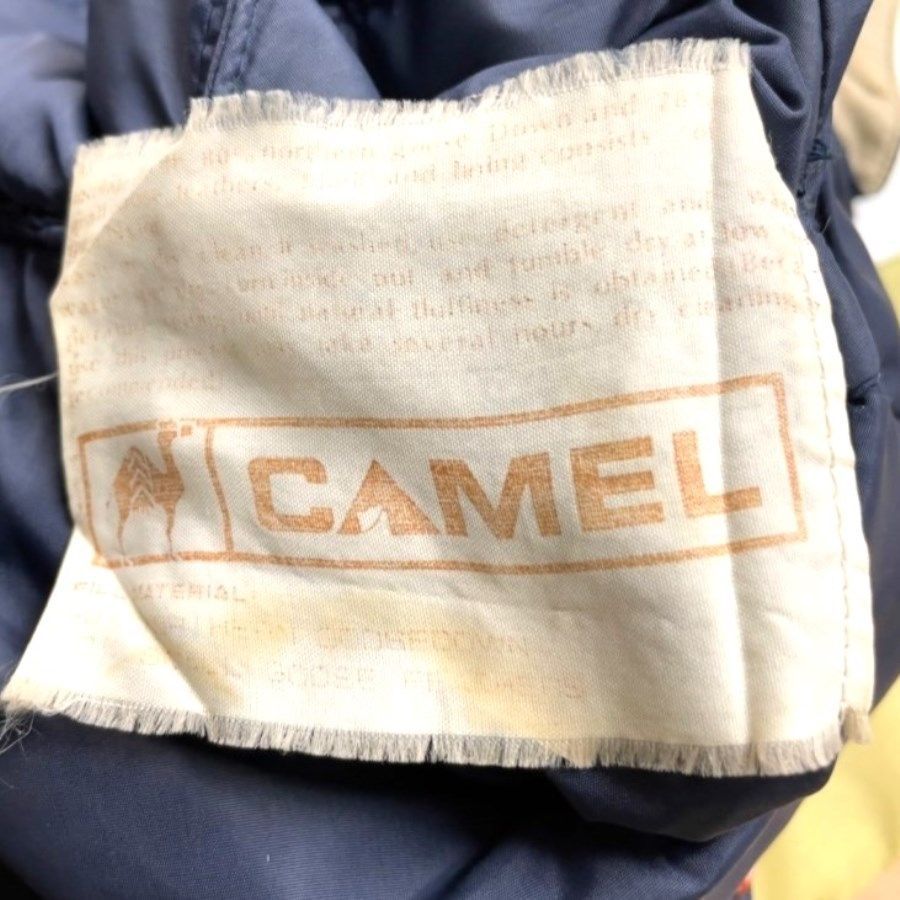 リバーシブル！2Way!キャメルCamelダウンベスト中綿入りアウター