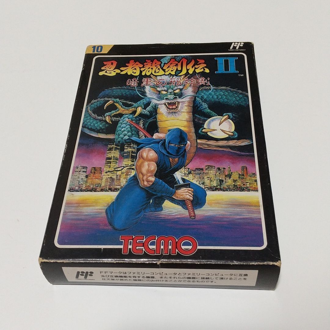 ファミコン 忍者龍剣伝II 箱・説明書 - メルカリ