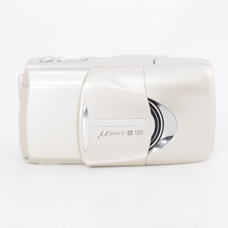 OLYMPUS オリンパス ミュー［mju:］μIII 120 ゴールド コンパクト