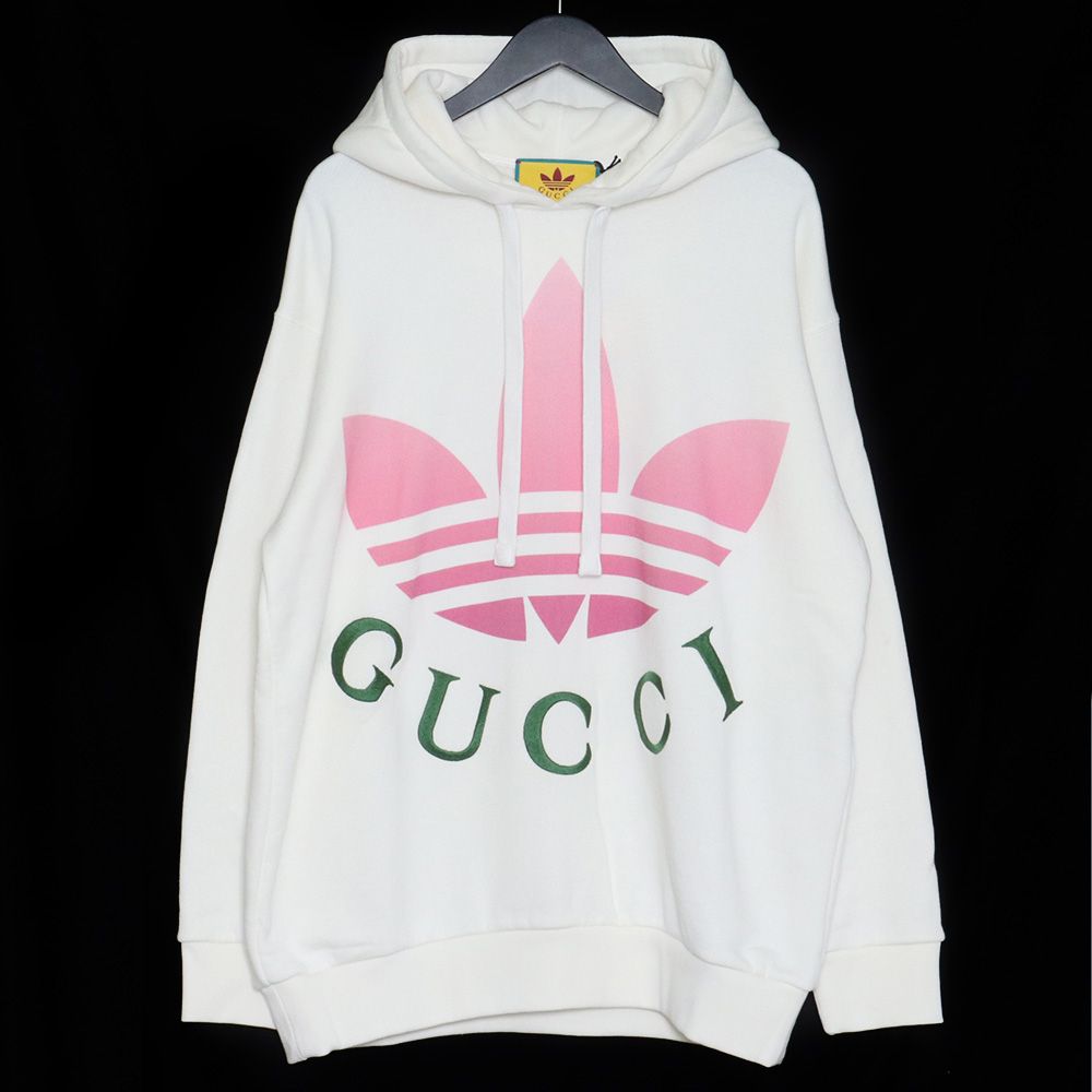 GUCCI フード付きスウェット ホワイト