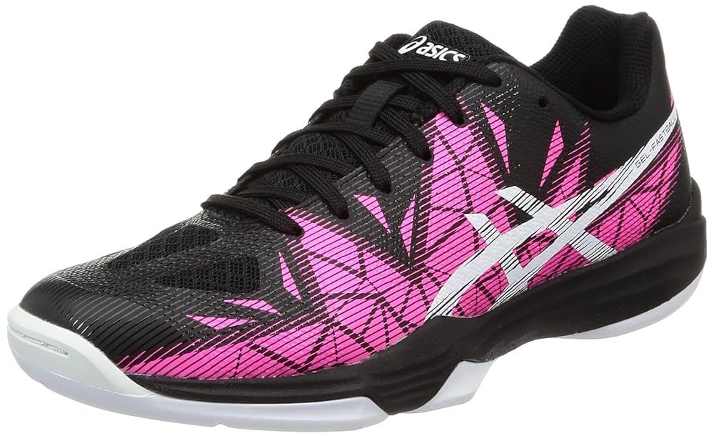 アシックス ハンドボールシューズ GEL-FASTBALL 3 006 ブラック|ホットピンク 26.0 cm 2E