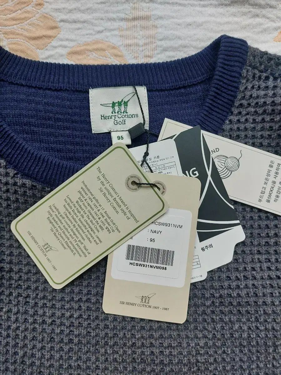 縁起の良い ヘンリクチュン ゴルフ ニットTシャツ 95 サイズ 低価格！