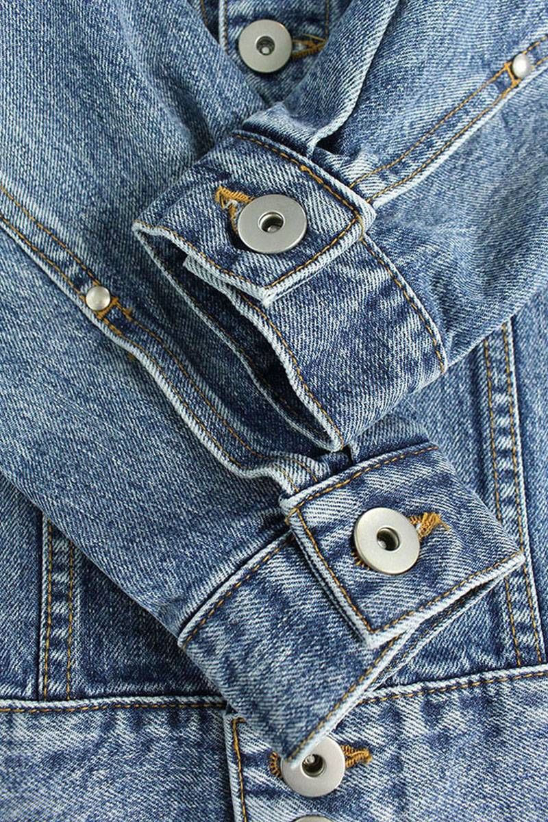 リトルビッグ 23SS Denim Blouson LB231-DN01 製品ウォッシュ加工  