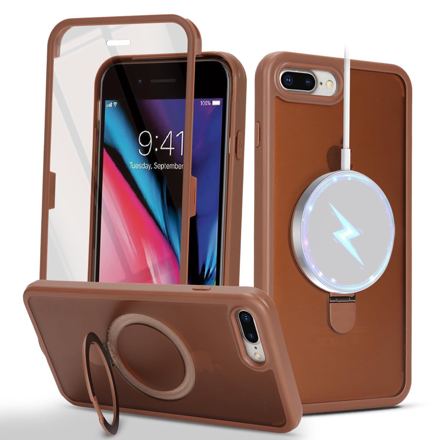 在庫セール】Lipvina iPhone 7Plus / 8PlusケMagsafe対応 スタンド