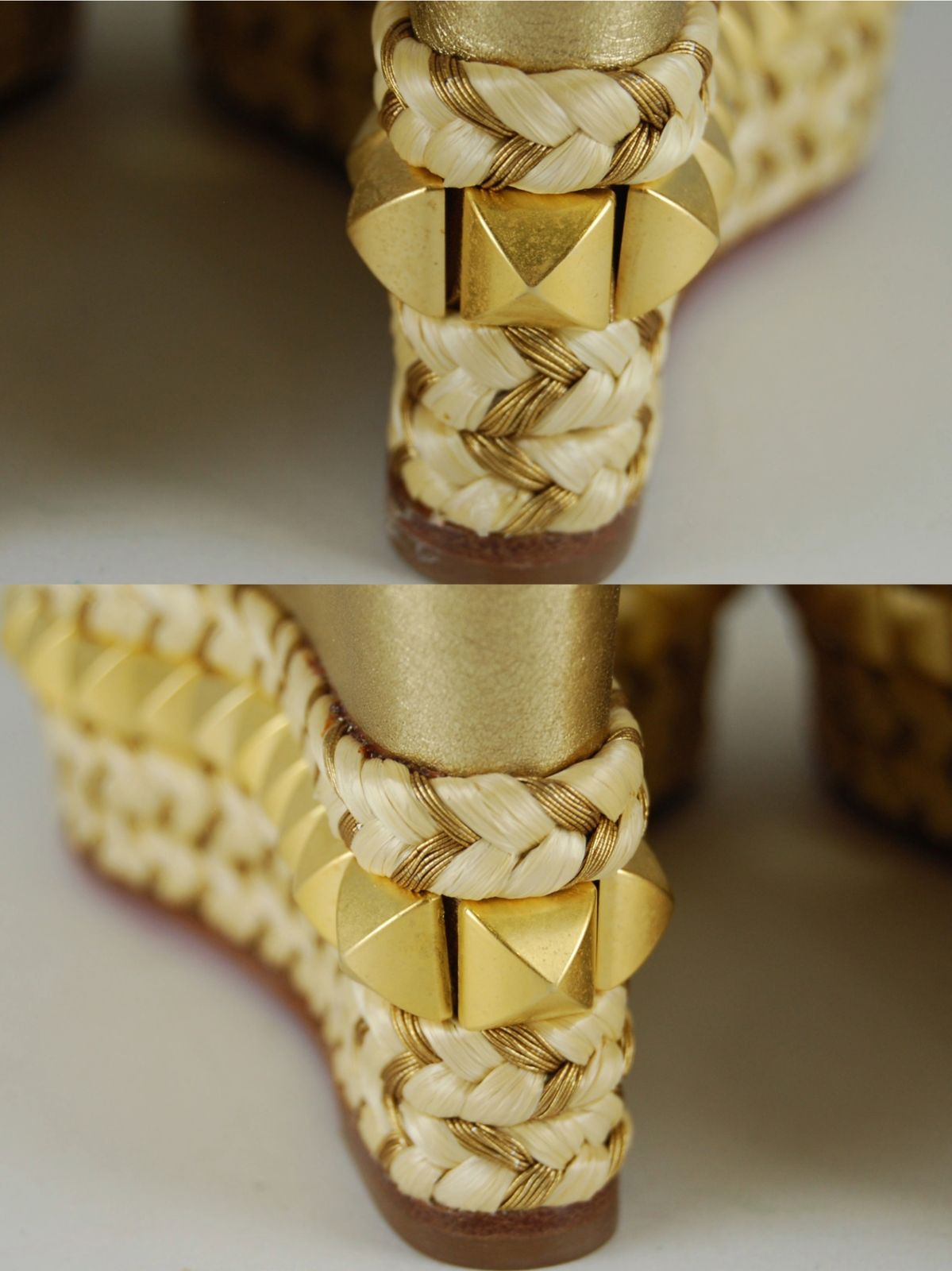 USED/AB】Christian Louboutinクリスチャンルブタン□エスパドリーユ