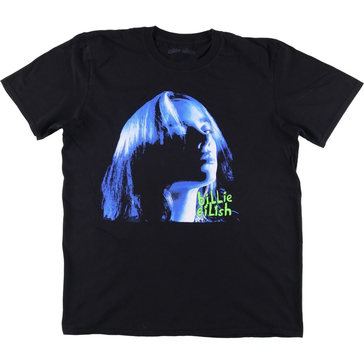 【US古着】　Bilie Eilish ビリーアイリッシュ Tシャツ　バンドT ビリーアイリッシュ ジャケット プリントTシャツ BILLE EILISH