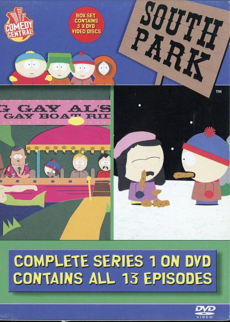 アニメDVD サウスパーク シリーズ DVD-BOX 1 中古】サウスパーク