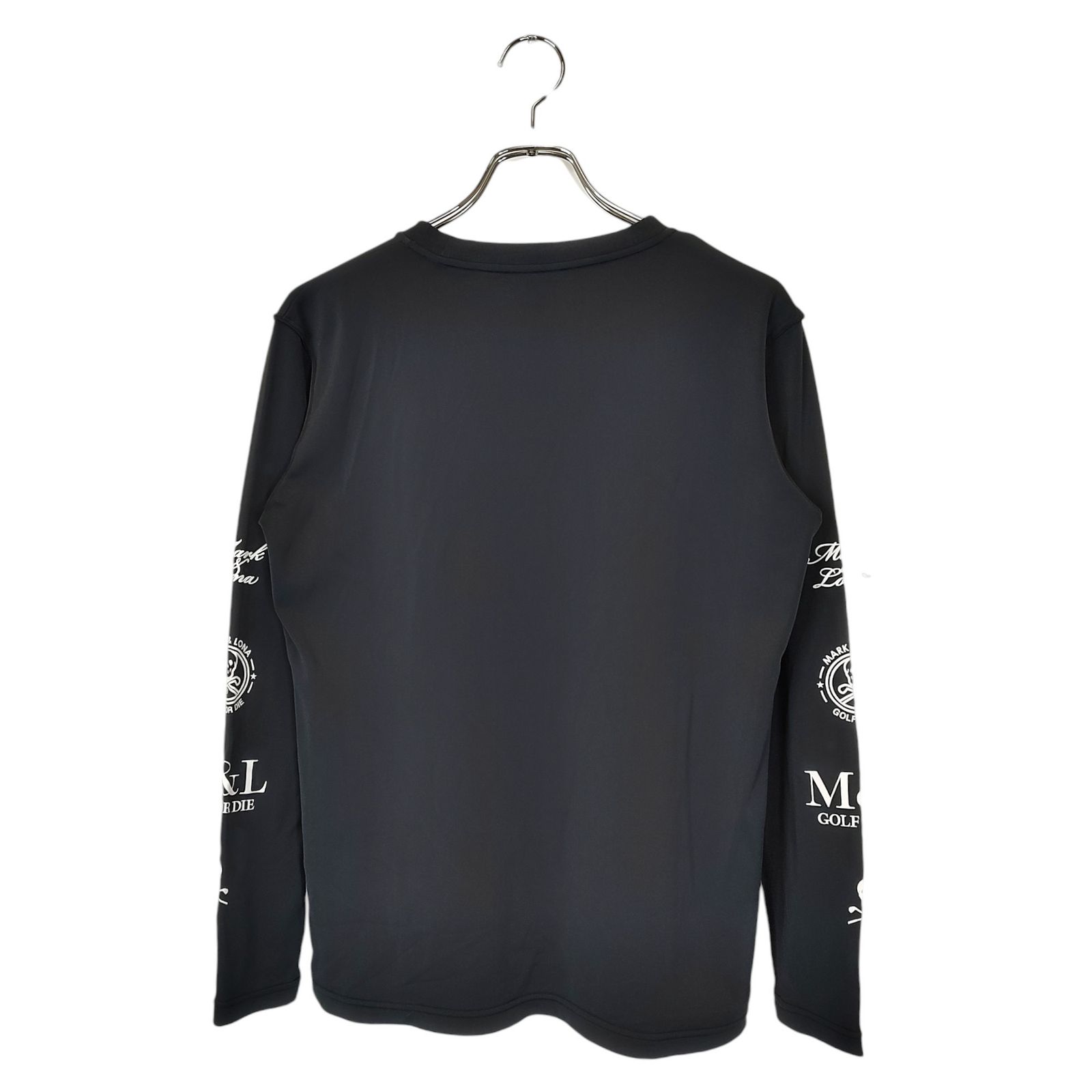 マークアンドロナmen's長袖Tシャツ黒 MARK&LONA マークアンドロナ