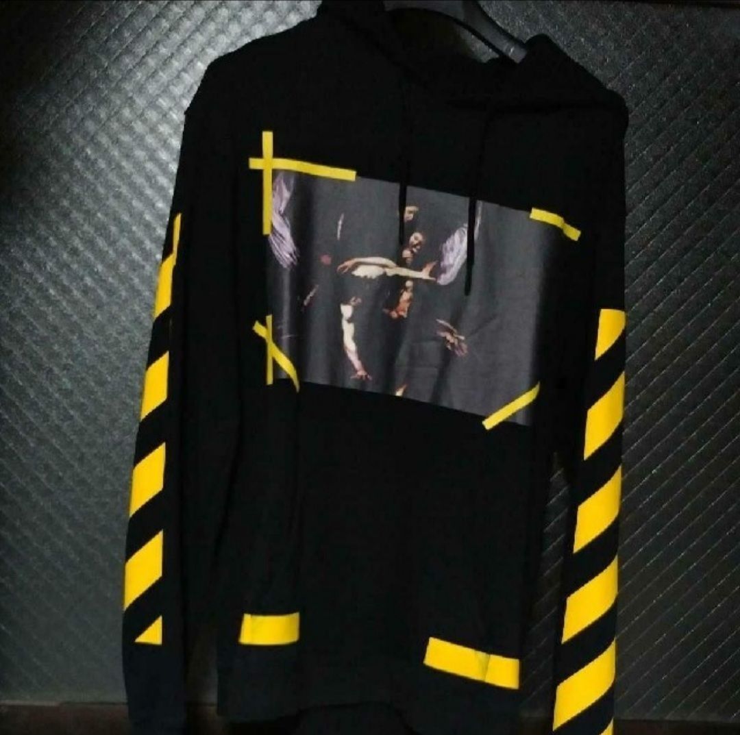 OFF-WHITE 17AW hoodie カラヴァッジョ パーカー - メルカリ