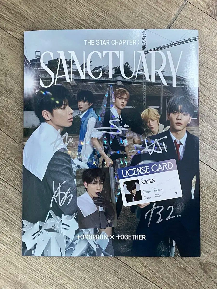 TOMORROW X TOGETHER(TXT) txt 星の チャプター: SANCTUARY サイン入り