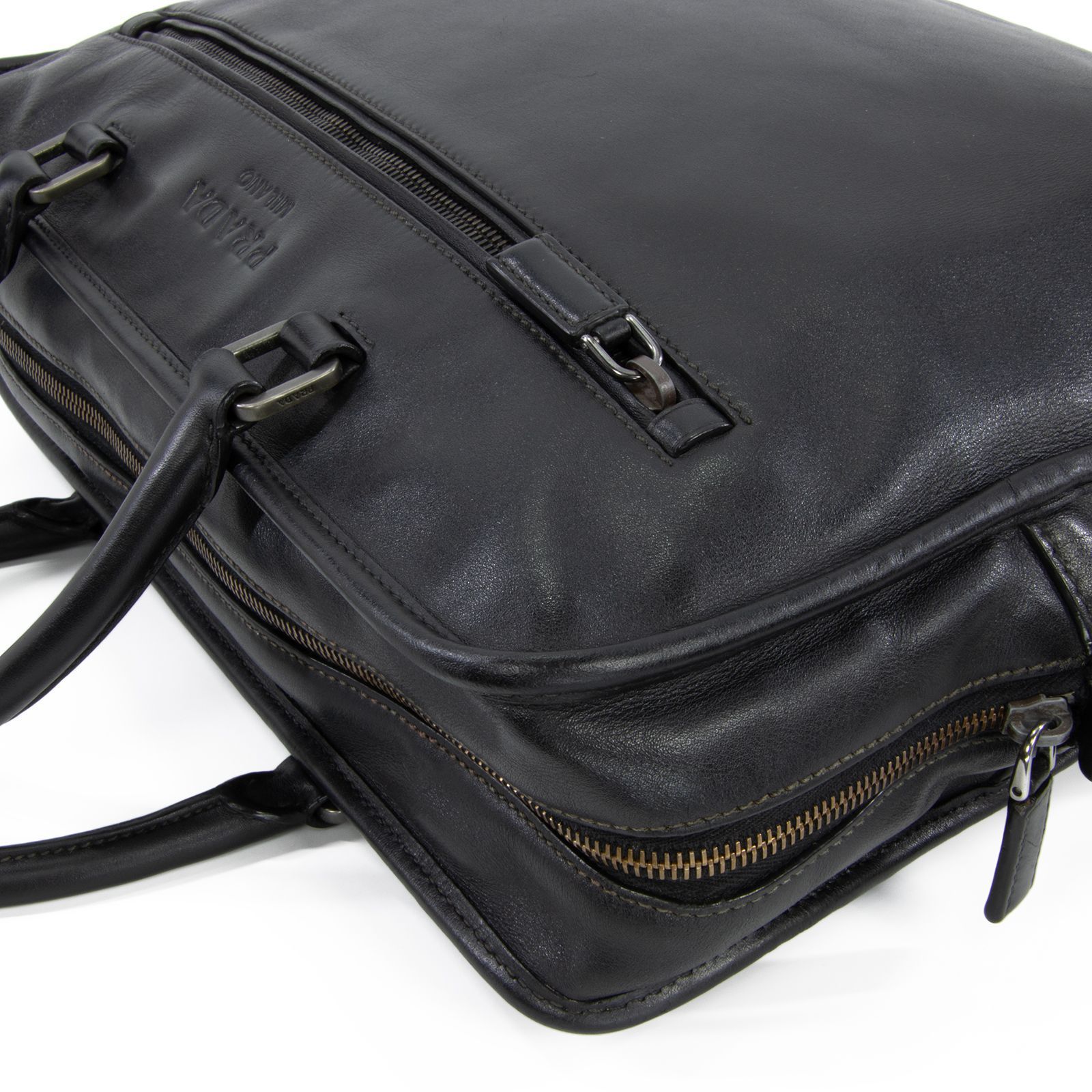 本物 送料無料 プラダ 2WAYショルダーバッグ ハンドバッグ ビジネス