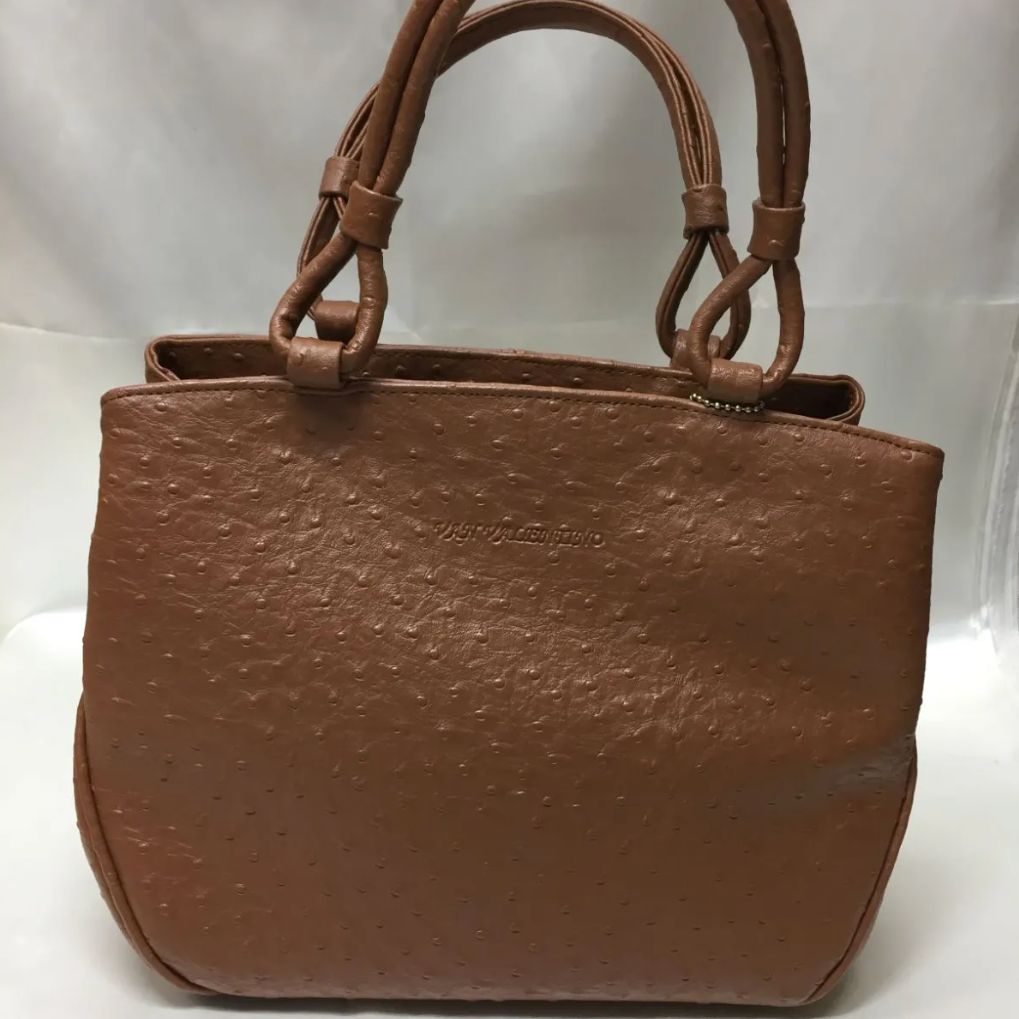 S【ヴィンテージ】VAN VALENTINO オーストリッチ ハンドバッグ