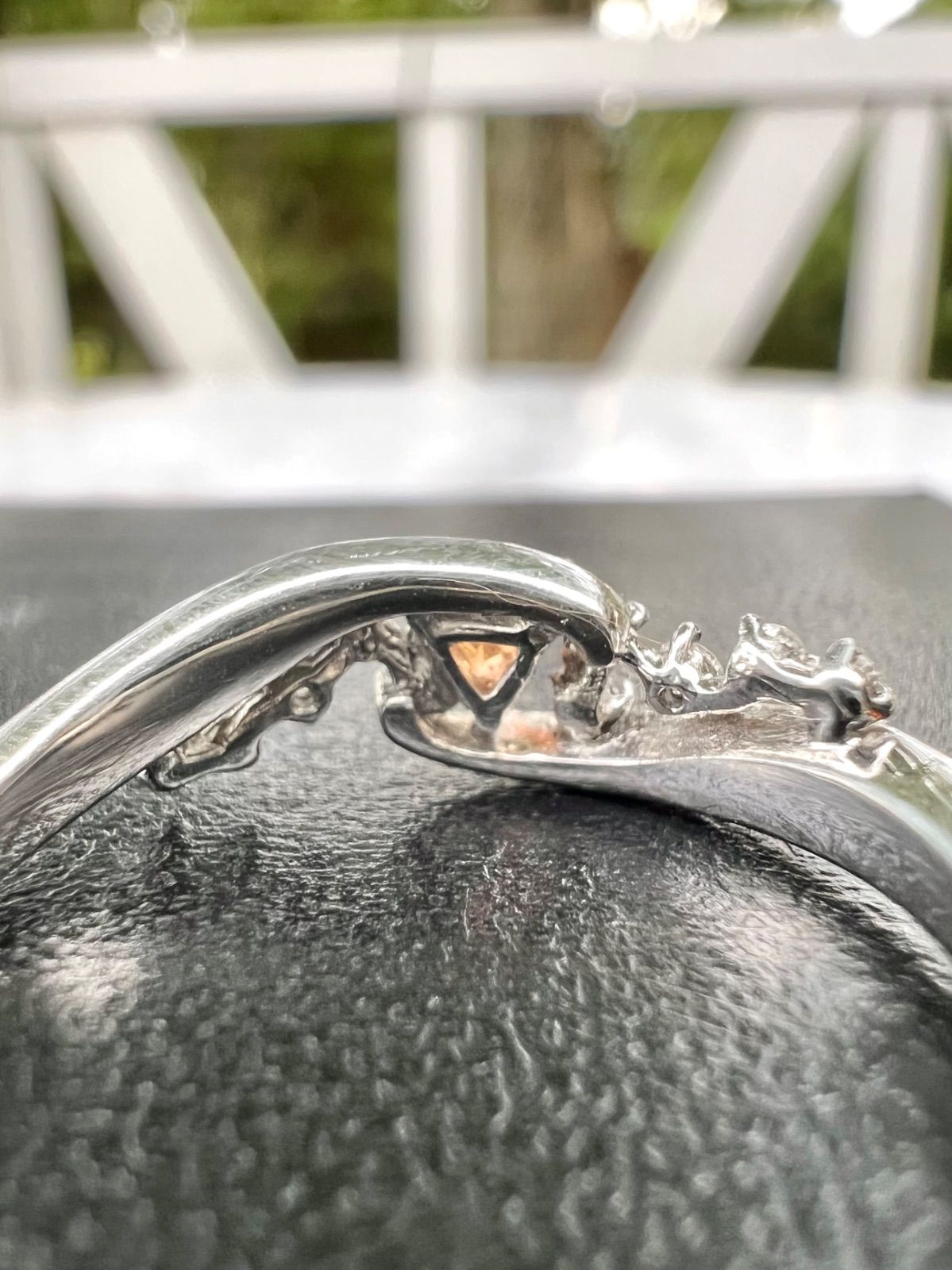 三つの願いを叶える石トリプライトダイヤモンドリング JGGLミニ鑑別付属