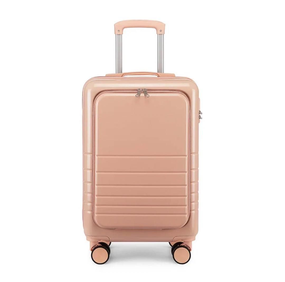 ピンクスーツケース 機内持ち込み可能Sサイズ20インチ軽量キャリーケースキャリーバッグ