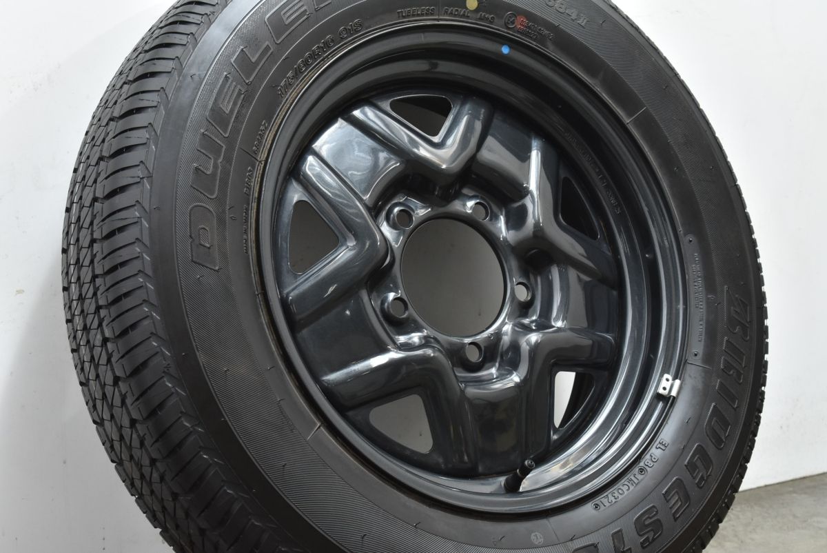 スペア用に 超バリ溝】スズキ JB64 ジムニー 純正 16in 5.5J +22