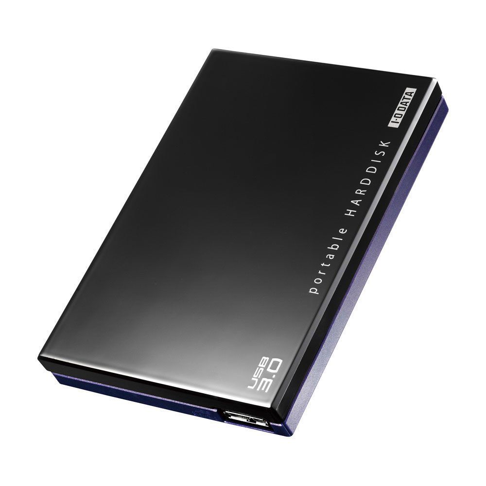アイ・オー・データ機器 ポータブルHDD「超高速カクうす」ブラック 1TB 