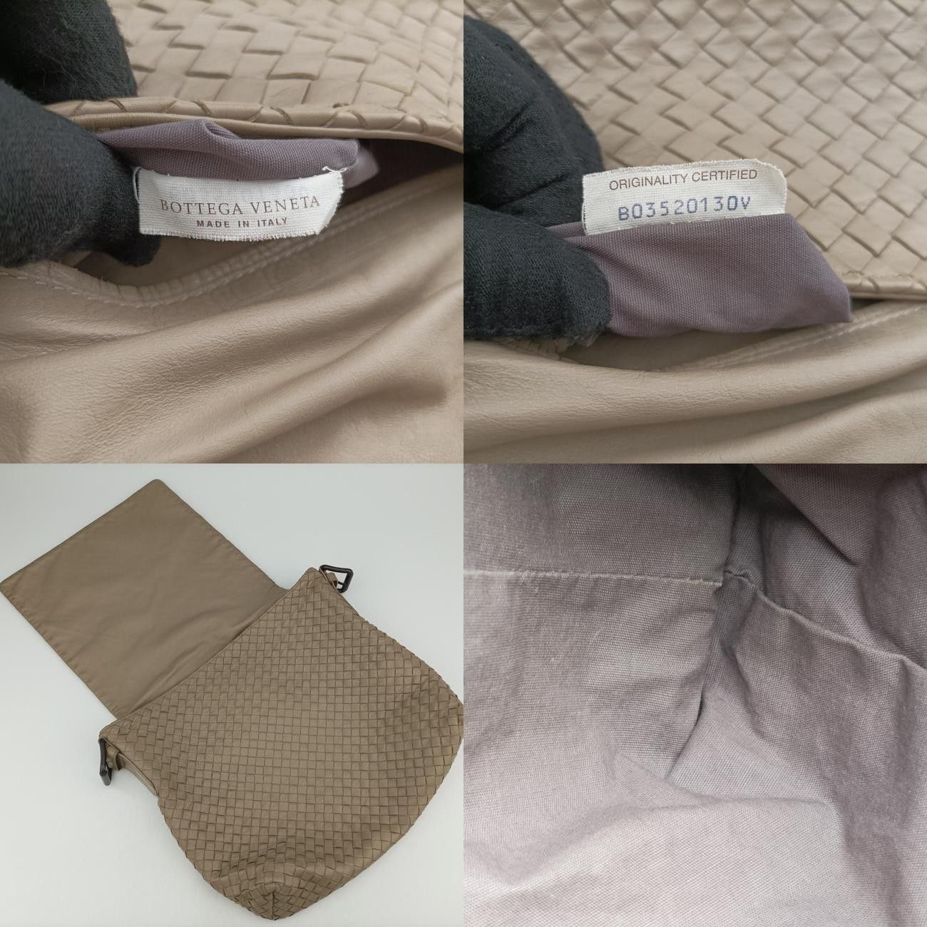 VenetaイントレチャートベージュラムスキンB03520130V