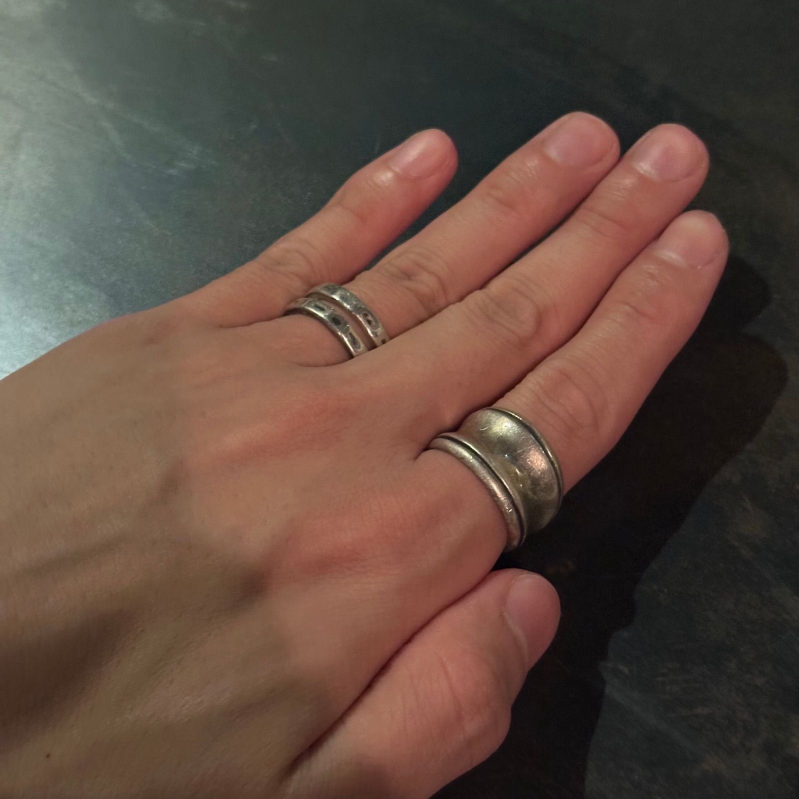 SILVER925 UNEVENNESS DESIGN RING/シルバーリング