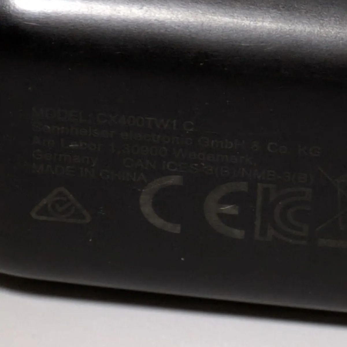 SENNHEISER　ワイヤレスイヤホン CX400TW1 BLACK 【中古】 worldshop40_0325-001224