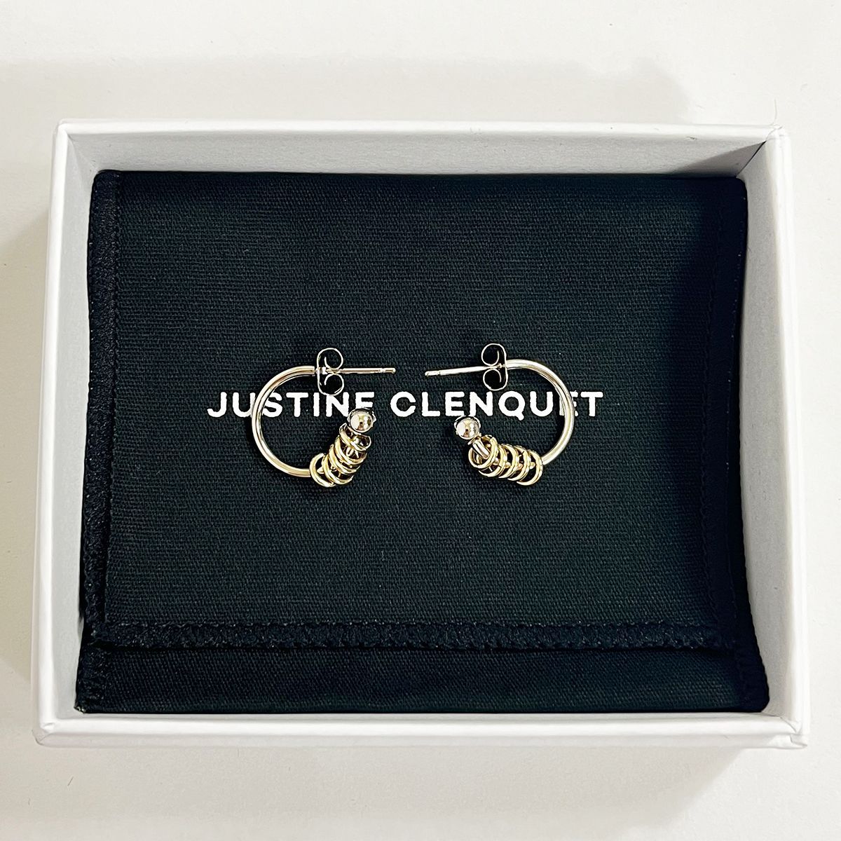 新品】ジュスティーヌクランケ ピアス 2個セット Justine Clenquet 