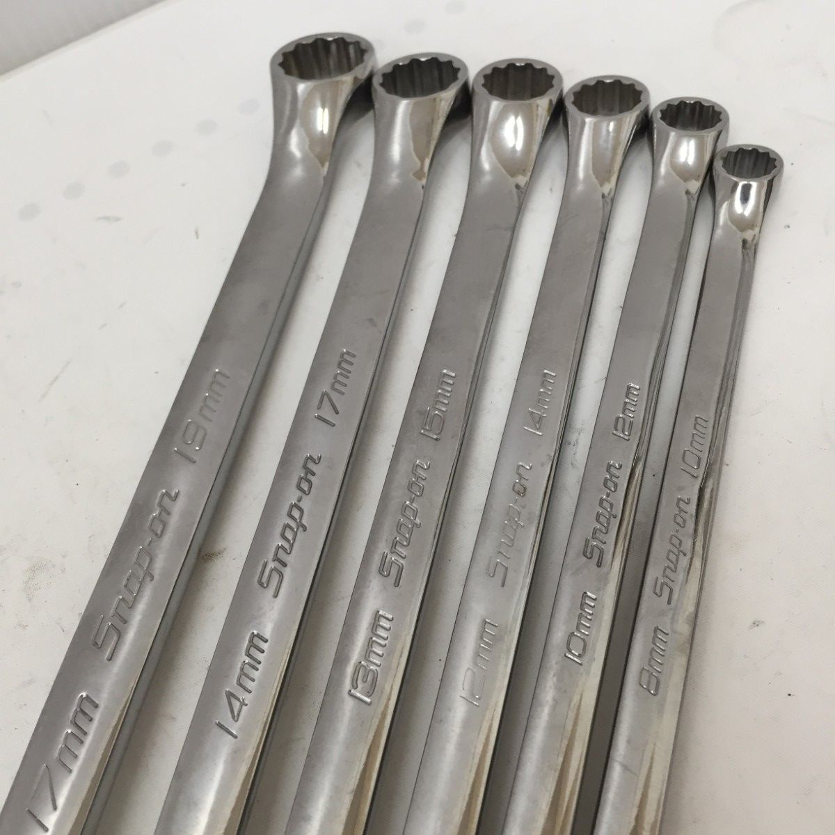 送料無料！ △△Snap-on スナップオン 両口メガネレンチ 6本セット XBMI 1719A 1417A 1315A 1214A 1012A 810A スニーカ