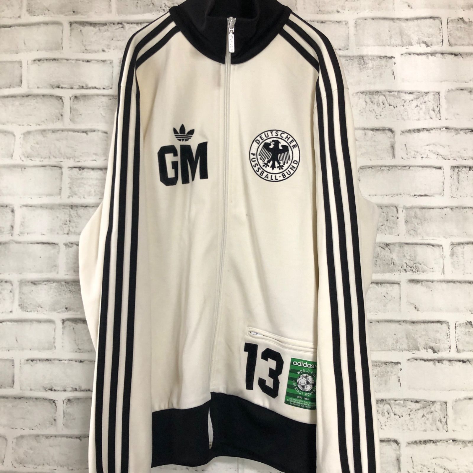 adidas DER BOMBER ジャージ GM 90s⚽️adidas トラックジャケット刺繍 DER BOMBER GM 13