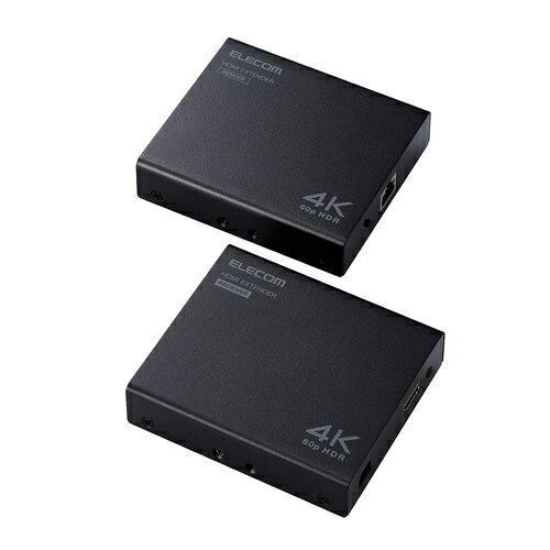 2営業日で発送 ELECOM エレコム HDMIエクステンダー PoE対応 4K VEX-HD4KP1001A