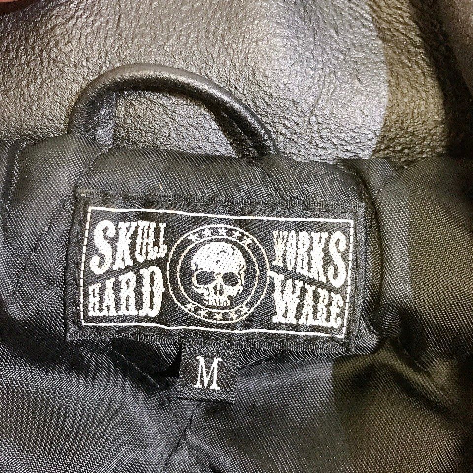 Skull Worksライダースジャケット　ブラック　革 SKULL WORKS（スカルワークス）