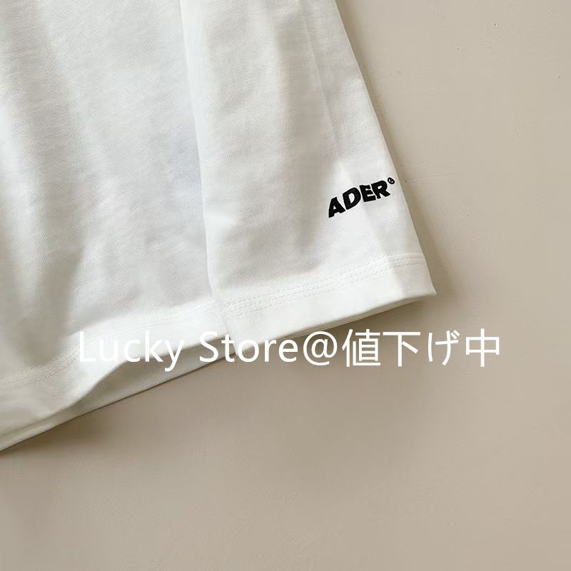 新品 ADERERROR アーダーエラー 長袖Tシャツ 男女兼用 韓国 ブラック - メルカリ