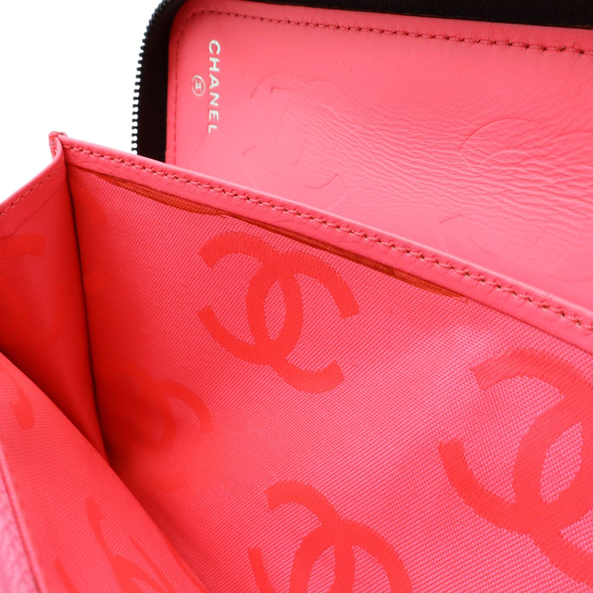 CHANEL シャネル カンボンライン ココマーク ラウンドファスナー