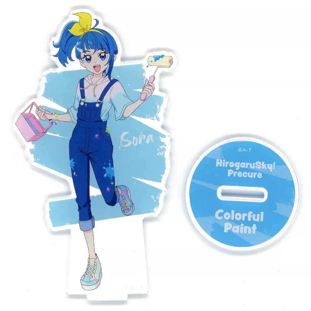 プリキュア　アクリルスタンド　遠鉄百貨店　ソラ キュアスカイ ソラ・ハレワタール 遠鉄百貨店 アクリルスタンド