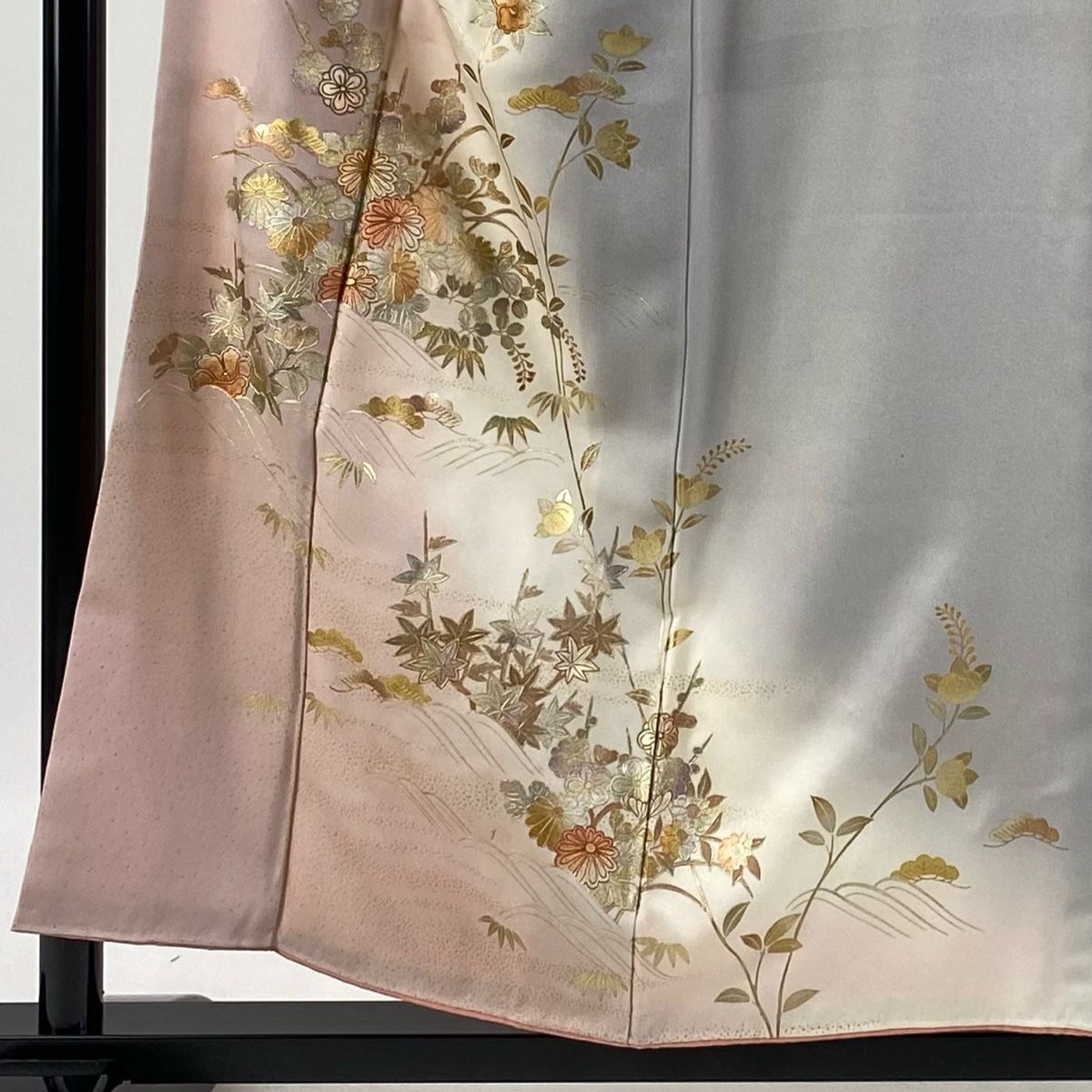【未使用品】和田光正 落款入り 訪問着（身丈160cm／裄62.5cm） 未使用品】和田光正 落款入り 訪問着（身丈160cm／裄62.5cm