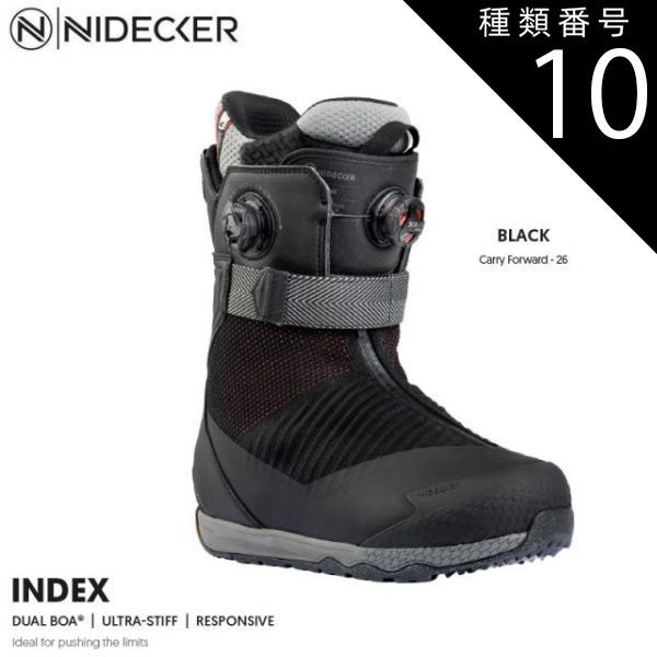 種類10：29.5cm  24-25 NIDECKER ナイデッカー インデックス INDEX DUAL BOA メンズ スノーボードブーツ スノボ 日本正規品