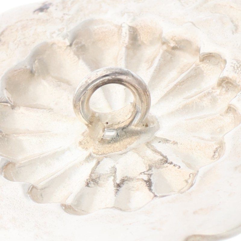 金縄ターコイズ付きフラワー 横向きコンチョ