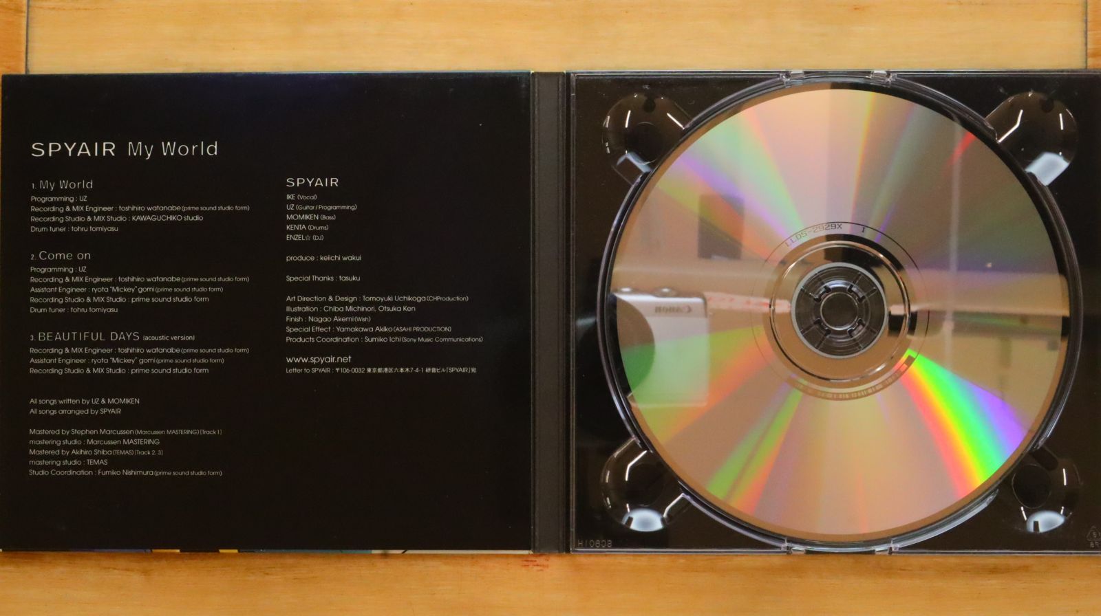 国内盤CD☆スパイエア/SPYAIR□ My World(アニメ盤) 【AICL2363