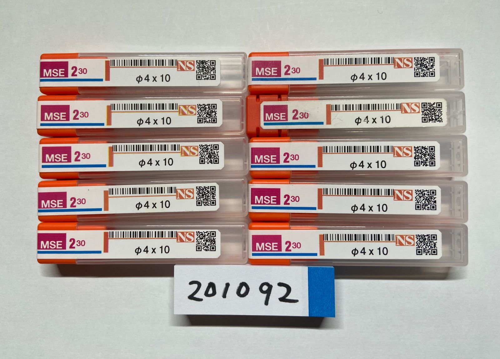 日進工具NS TOOL エンドミル MSE230 φ4×10 10本セット